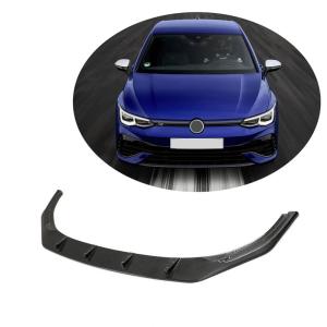 Volkswagen VW Golf 8 MK8 R 2021UP Front Bumper Lip Carbon Fiber
