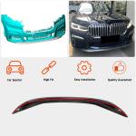 BMW 7 Series G11 745e 750i M Sport M760Li LCI 2019-2022 Front Bumper Lip Carbon Fiber
