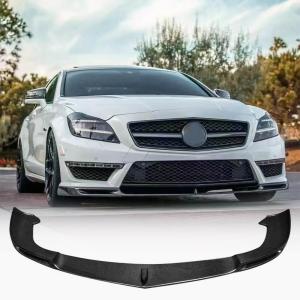 Mercedes Benz (W218) C218 CLS63 AMG Sedan 12-14 Carbon Fiber Front Bumper Lip Chin Spoiler Body Kit