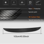 Bentley Continental GT W12/V8 2nd Gen Coupe 2012-2017 Rear Middle Window Spoiler Carbon Fiber