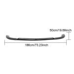 Mercedes Benz W447 Vito 2016-2019 Front Bumper Lip Carbon Fiber