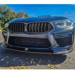 BMW F91 F92 F93 M8 2019-2022 Front Bumper Lip Dry Carbon Fiber