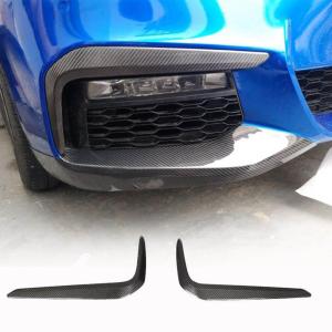 For BMW 5 Series G30 520i 530i 540i M Sport M550i Carbon Fiber Fog Lamp Cover Eyelid Vent