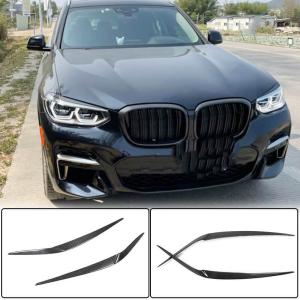BMW X3 G01 X4 G02 2018-2020 Headlight Eyebrows Lamp Eyelids Carbon Fiber/FRP