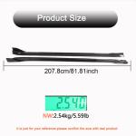 Tesla Model 3 2018-2020 Side Skirts Carbon Fiber