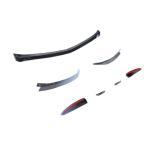 Mercedes Benz A Claa (W177) V177 A200 A250 Sport Sedan 2019-2021 Front Bumper Lip Carbon Fiber