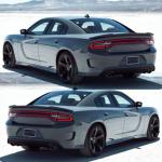 Dodge Charger 2015-2023 Rear Trunk Spoiler Matte Black ABS