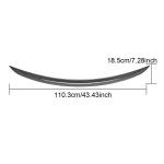 Mercedes Benz (W118) C118 2020UP Rear Trunk Spoiler Carbon Fiber