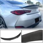 Infiniti Q60 Q60S 2017-2022 Rear Trunk Spoiler Carbon Fiber
