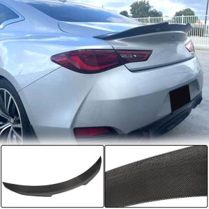 Infiniti Q60 Q60S 2017-2022 Rear Trunk Spoiler Carbon Fiber