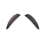 For Mercedes Benz W213 Sport E43 AMG Carbon Look Front Bumper Fins Air Vent Canards Body Kits