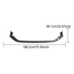 Honda Civic TYPE R Hatchback 4-Door 2023+ Front Bumper Lip Carbon Fiber