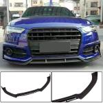 Audi S6 A6 Sline C7.5 Sedan Facelift 2016-2019 Front Bumper Lip Carbon Fiber