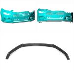 Audi S5 A5 Sline B9 2017-2020 Front Bumper Lip Carbon Fiber