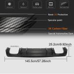 Dodge Challenger 2015-2022 Rear Bumper Diffuser Carbon Fiber