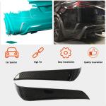 Tesla Model X Sport Utility 2016-2020 Rear Bumper Splitters Carbon Fiber