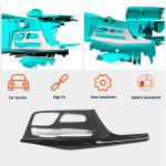 BMW 5 Series G30 F90 Pre-LCI 2017-2020 Interior Center Trims Dry Carbon Fiber