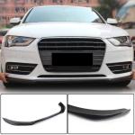 Audi A4 B8.5 Base Sedan Facelift 2013-2016 Front Bumper Lip Carbon Fiber