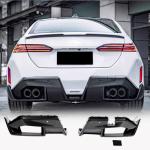 BMW 5 Series G90 G99 M5 2024UP Rear Bumper Diffuser Lip Spoiler Dry Carbon Fiber