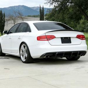 2009–2012 Audi S4 B8 Sedan FRP Rear Bumper Diffuser