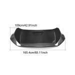 Honda Civic 10th Sedan 2016 2017 Front Engine Bonnet Cover Carbon Fiber