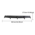 Lexus RC F Base Coupe 2-Door 2015-2018 Rear Bumper Diffuser Carbon Fiber