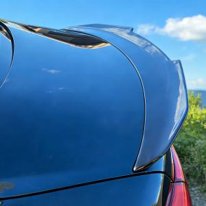 Infiniti Q50 Q50S Sedan 2014-2023 Rear Trunk Spoiler Golssy Black ABS