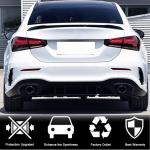 Mercedes Benz A Class W177 V177 2019UP Rear Trunk Spoiler Glossy Black ABS