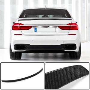 BMW 7 Series G11 2016-2020 Rear Trunk Spoiler Boot Wing Lip Carbon Fiber/FRP