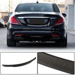 Mercedes Benz S Class W222 2014-2020 Rear Trunk Spoiler Carbon Fiber