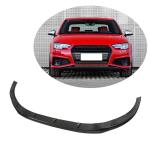 Audi S4 A4 Sline B9 Sedan 2017-2020 Front Bumper Lip Carbon Fiber