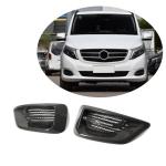 Mercedes Benz W447 Vito 2016-2019 Front Fog Lamp Covers Real Dry Carbon Fiber