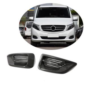 Mercedes Benz W447 Vito 2016-2019 Front Fog Lamp Covers Real Dry Carbon Fiber