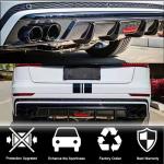 Audi Q8 SQ8 Sport Utility 4-Door 2019-2022 Rear Bumper Diffuser Carbon Fiber