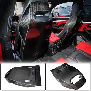 Lamborghini Urus 2018-2022 Racing Front Seatback Cover Set 2pcs Dry Carbon Fiber