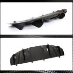 Porsche Taycan 9J1 Base/4/4S 2019-2021 Rear Bumper Diffuser Dry Carbon Fiber