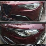 Alfa Romeo Giulia 952 2015-2020 Front Headlight Cover Eyelid Dry Carbon Fiber