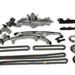 Engine Timing Chain Kit Water Pump Fits for Ford Flex Taurus Edge 2007-2010 3.5L,MKX MKS MKT MKZ 07-10 3.5L for Mazda CX-9 08-11 3.7L Replacement Time Part Sets