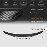 Audi A4 Sline S4 B9 B9.5 Sedan 2017-2023 Carbon Fiber Rear Trunk Spoiler