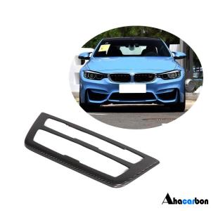 Automotive Interior Trim BMW F80 M3 F82 F83 M4 2014-2020 Interior Center Dashboard Panel Trim Dry Carbon Fiber