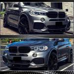 BMW X5 F15 M Sport 2014-2018 Front Bumper Lip Carbon Fiber