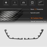 Cadillac CTS V Coupe Sedan 2009-2015 Front Bumper Splitters Carbon Fiber