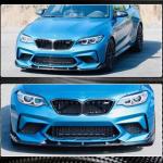 BMW 2 Series F87 M2 Competition M2C 2018-2020 Front Bumper Lip Carbon Fiber/FRP
