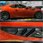 Subaru BRZ Toyota GT86 FT86 Scion FR-S Rear Window Fender Scoops Dry Carbon Fiber