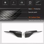 Tesla Model S Plaid 2021-2023 Rear Bumper Splitters Carbon Fiber