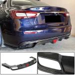 Maserati Quattroporte QP S Q4 2017-2019 Rear Bumper Diffuser Carbon Fiber