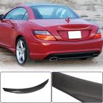 Mercedes Benz SLK SLC Class R172 Convertible 2012-2019 Rear Trunk Spoiler Carbon Fiber