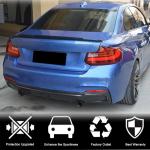 BMW 2 Series F22 F23 M Sport 2014-2019 Rear Bumper Diffuser Lip Carbon Fiber