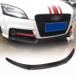 Audi TTS 08-14 TT 13-14 MK2 8J Pre-facelift Front Bumper Lip Carbon Fiber