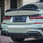BMW 3 Series G20 320i 330i 330e M Sport 2019-2022 Rear Bumper Diffuser Carbon Fiber/FRP